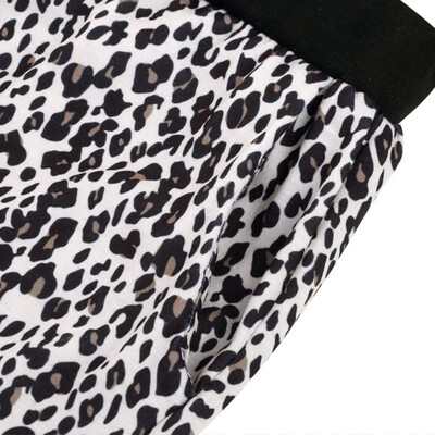 

New Women Leopard Print Pants Highstreet Long Legging High Elastic Waist Vintage Casual Trousers Tights Grey