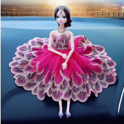 

1 pcs lovely Dolls beautiful Decorative Dolls auto Ornament Sweet Wedding Handmade dolls Fashion Car Interior Decoration