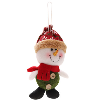 

〖Follure〗Plush Doll Christmas Santa Claus Snowman Tree Hanging Ornaments Pendant