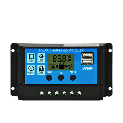 

〖Follure〗30A Dual USB Solar Panel Battery Regulator Charge Controller 12V 24V