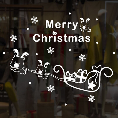 

〖Follure〗Christmas Tree Window Vinyl Wall Stickers Home Decorations Gifts