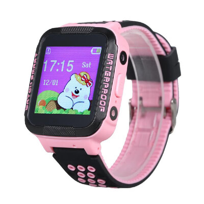 

Children Smartwatch with SIM Card Slot 144 inch Water-resistant Touching Screen Anti-lost Wristwatch with Locator Tracker SOS Cal