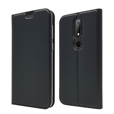 

Magnetic Absorption PU Leather Flip Case for Nokia X6