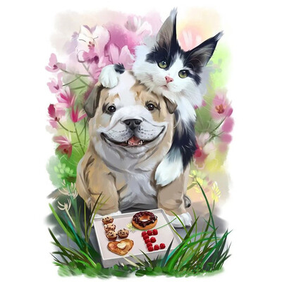 

Gobestart Embroidery Paintings Rhinestone Pasted DIY Diamond Painting Cross Stitch