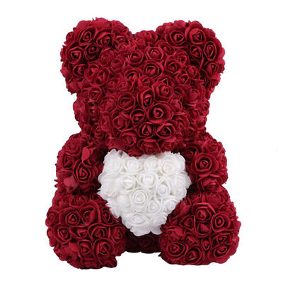

Preserved Flower Rose Bear Soap Artificial Flowers Valentine Birthday Gift