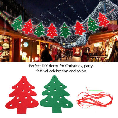 

Christmas Bunting Set Decorative Hanging Bunting Banner for Party Festival Celebration Christmas Ornaments Christmas Bunting