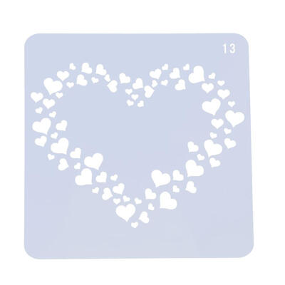 

Love Theme Lace Ruler Handwork Hollow Template DIY Photo Album Drawing Tool