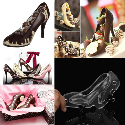 

Siaonvr 3D High Heel Shoe Chocolate Mould Candy Cake Jelly Mold Wedding Decorating DIY