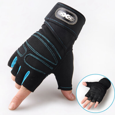 

Men Women Weight Lifting Riding Gloves Bodybuilding Fitness Wrist Wrap Exercise