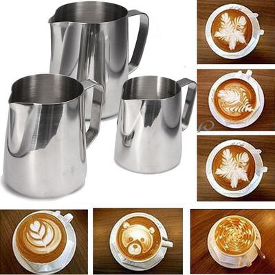 

350ML Kitchen Stainless Steel Coffee Tea Milk Latte Frothing Jug Cup