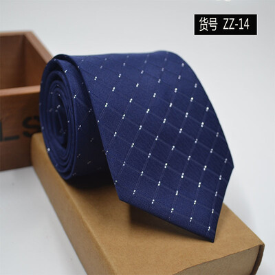 

New spot tie business dress mens tie polyester yarn arrow type 8CM business tie wholesale