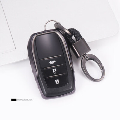 

Soft TPU Car Key Case For AT Toyota Camry Highlander Prado Corolla RAV4 Car Key Cover Shell Car Keychain