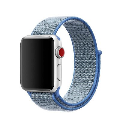 

Sports Nylon Hook And Loop Strap Watchband For Apple Watch 432