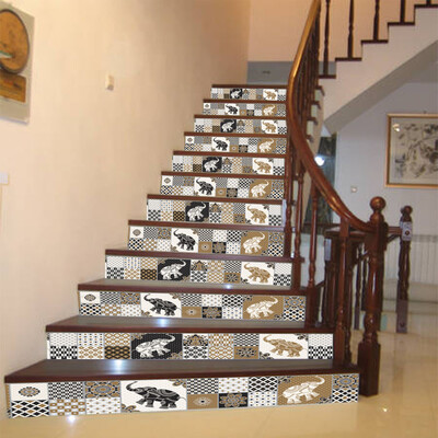 

〖Follure〗DIY Steps Sticker Removable Stair Sticker Home Decor Ceramic Tiles Patterns