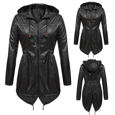 

〖Follure〗Womens Lightweight Hooded Raincoat Windproof Active Outdoor Outwear Jacket Coat