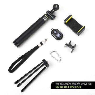 

Fullbag Universal Folding Bluetooth Remote Control Selfie Stick Rod For Gopro Sports Camera