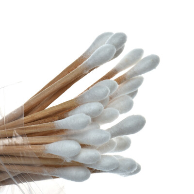 

〖Follure〗24PCS Strong Absorbent Wooden Stick Cotton Swabs