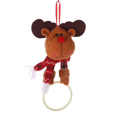 

Christmas Doll Towel Hanging Ring Towel Excluding Towels Hanging Pendant Santa