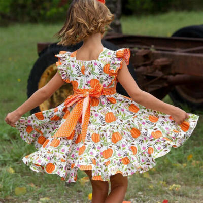 

Newborn Toddler Baby Girls Kids Party Pageant Tutu Dress Sundress Clothes 1-6T