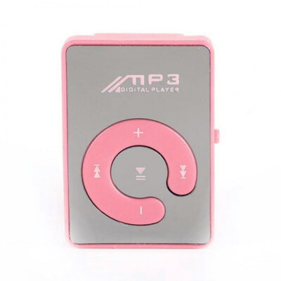 

Digital mp3 music player mirror clip usb 8GB SD TF card memory cards