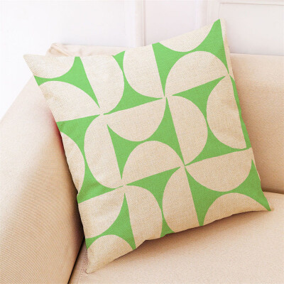 

Toponeto Several And Pattern Pillowcase Linen Sofa Cushion Cover Home Decoration Pillowca