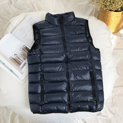 

Mens Autumn Patchwork Pocket Zipper Hooded Removable Sleeveless Vest Top Coat