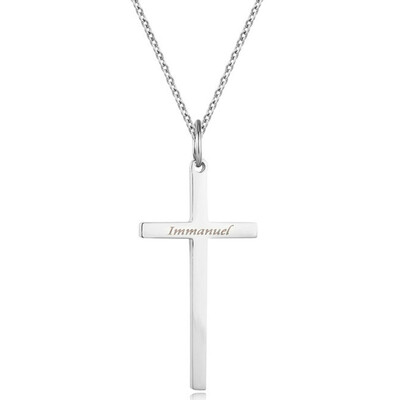 

Fashion Cross & Letter Tag Necklaces & Pendants Necklace Bijoux Necklace Men Jewelry Statement Necklace