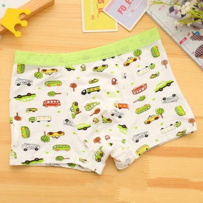 

2018 new children&39s underwear small truck elastic modal boxer underwear kids boy