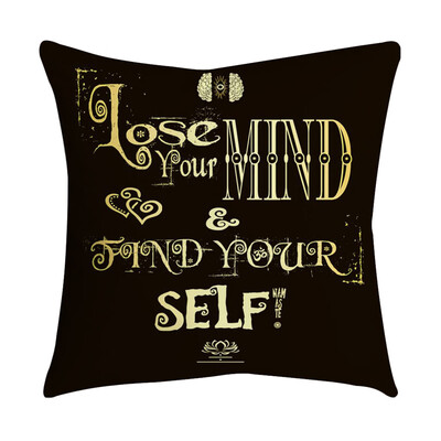 

〖Follure〗Rose Black Gold Cushion Cover Square Pillowcase Home Decoratio