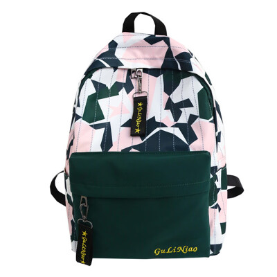 

The backpack of Korean version high school students on INS schoolbag female Campus