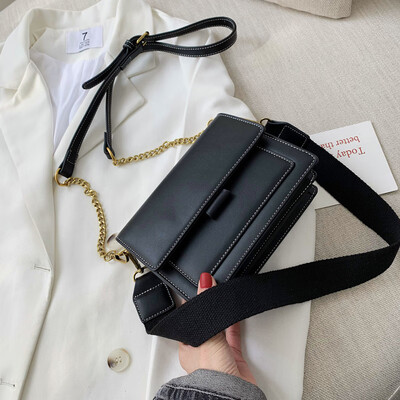

Summer new color chain bag female 2019 new Korean version of the wild shoulder slung fashion sense small square bag