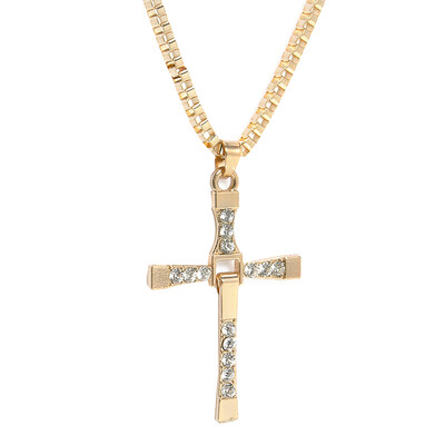 

Women Girls Rhinestone Crystal Neck Pendant Alloy Chain Necklace Decor Jewelry Accessories Gift