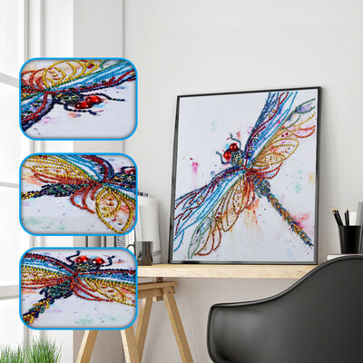 

Siaonvr Special Shaped Diamond Painting DIY 5D Partial Drill Cross Stitch Kits Crystal R