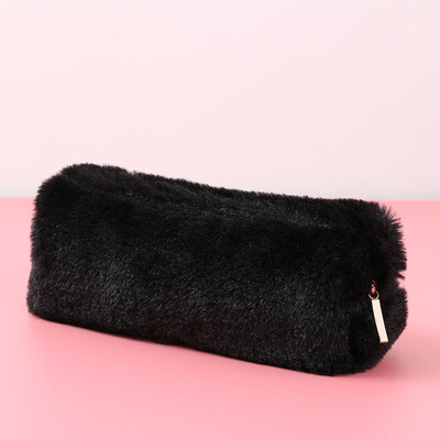 

Pencil Case For Girls Students Plush Pencil Case Large Capacity Velvet Pen Bag