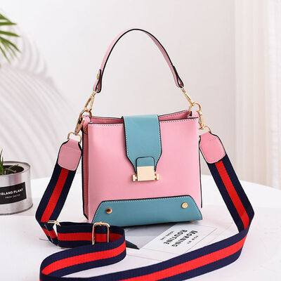 

2019 spring new tide single shoulder diagonal small bag Korean fashion handbags fresh small square bag