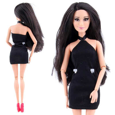 

〖Follure〗Black Fashion Handmade Princess Dress Clothes Gown For Doll
