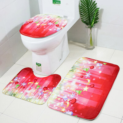 

Tailored 3pcs Non-Slip Suction Grip Bath Mat Bathroom Kitchen Carpet Doormats Decor