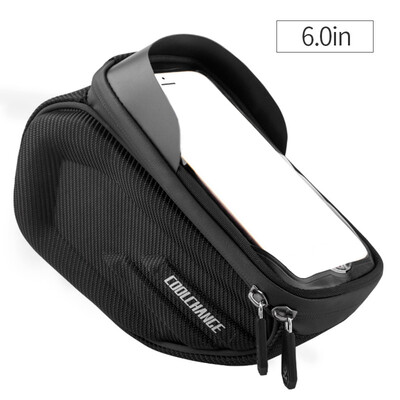 

Coolchange Bicycle Bag Waterproof Touch Screen Reflective Top Tube Frame Black