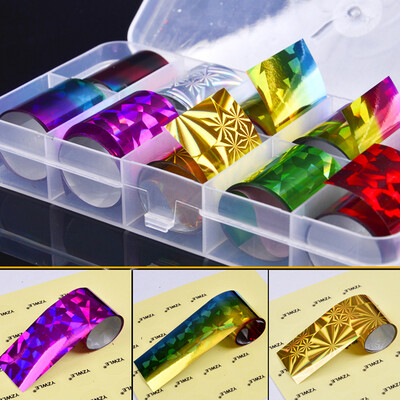 

〖Follure〗Colorful Star Paper High - end Nail Decorative Aurora Star Stickers DIY Sets
