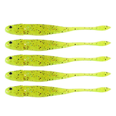 

5PCS 11cm 65g Soft Bait Fish Lure Plastic Lures Pack 3D Eyes Long Tail Fishing Lures Plastic Swimbait