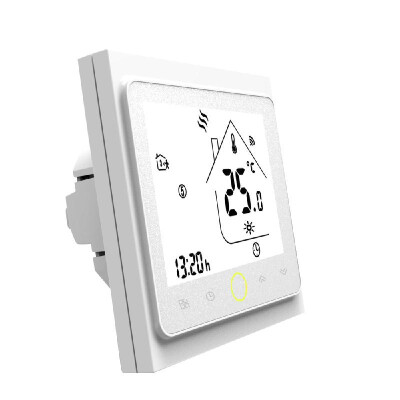 

WiFi Thermostat with Touchscreen LCD Display Weekly Programmable Energy Saving Smart Temperature Controller for Electric Floor Hea