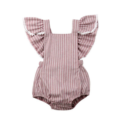 

Cute Newborn Baby Girl Stripe Romper Jumpsuit Bodysuit Summer Clothes Outfits