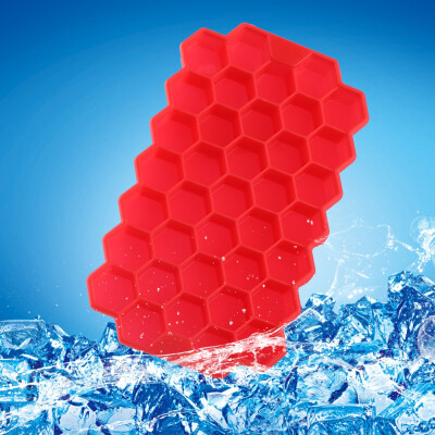 

Ice Mould1Pc Small Ice Cube Freeze Mold Tray Flexible Silicone 37 Hexagon Shaped Cubes Kitchen Tool NewIce Mold