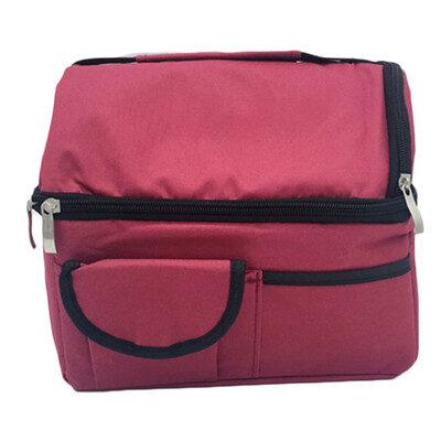 

New Large Capacity Insulated Lunch Box Tote Shoulder Insulated Lunch Bag