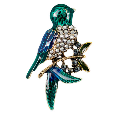 

Crystal Rose Insect Plants Rhinestone Brooch Decoration Collection Gift