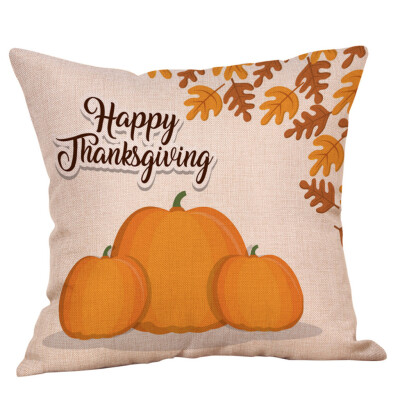 

Siaonvr Thanksgivin Autumn Throw Pillow Cover Pillowcases Decorative Sofa Cushion Cover