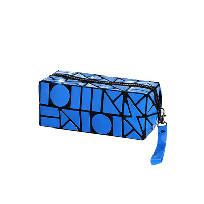 

LOVEVOOK women makeup bag Cosmetic bags for ladies geometric cuboid Pouch Travel Organizer Kids Storage Pencil case Purse Bag
