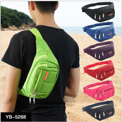 

New Fanny Pack Mens Womens Waist Hip Belt Bag Purse Pouch Travel Sport Bum Nylon