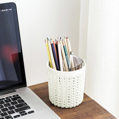 

Gobestart Creative Simple Hollow Multi-functional Plastic Office Storage Tube