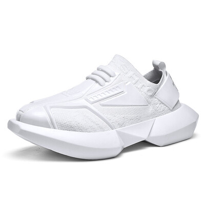 

Fashion mens shoes deformed gold steel robot tide shoes mens shoes